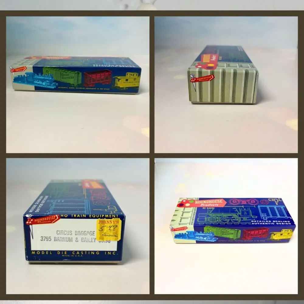Roundhouse HO Barnum Bailey Circus 3785 3790 3795 Lot 3 Boxed Kits
